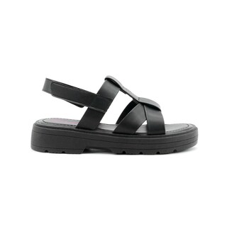 Foto 6 | Sandalia Tropicana Para Niña Tipo Gladiadora Contactel Negro Negro