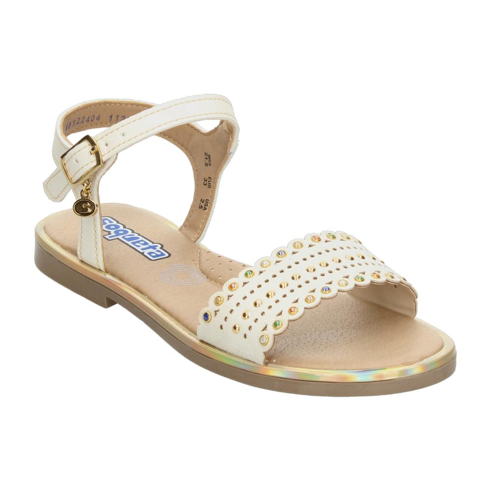 Foto 5 pulgar | Sandalias Coqueta Beige Para Niña T21-24 [cta1012] Beige