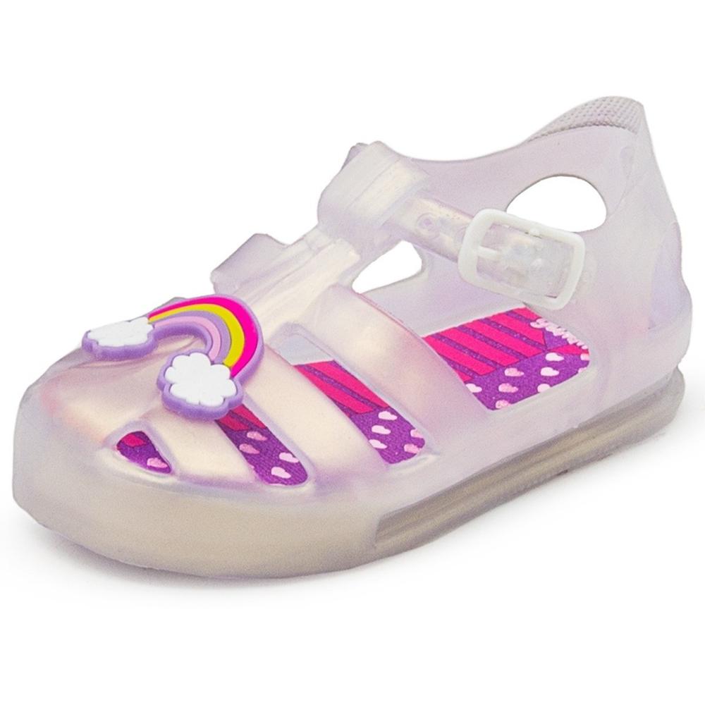 Foto 4 pulgar | Sandalia De Plástico Para Niña Unicornio Bubble Gummers Azul