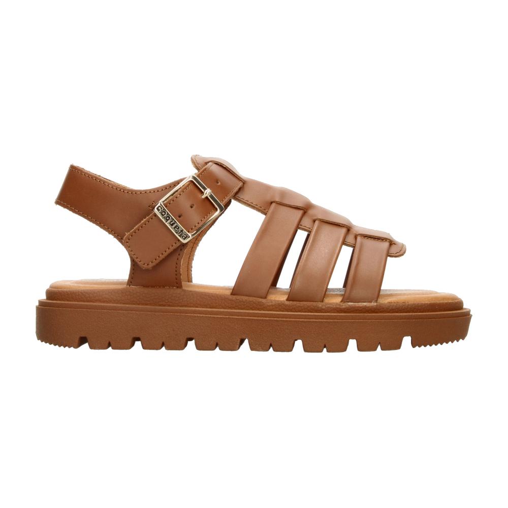 Sandalias Coqueta Cafe Para Niña T21-24 [cta1014] Cafe