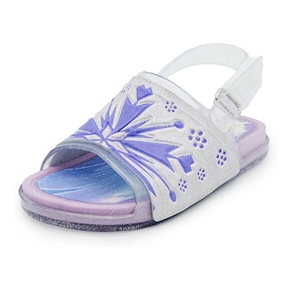 Foto 2 | Sandalia Disney Frozen Elsa Niña Ajustable Cristal 13-17 Blanco