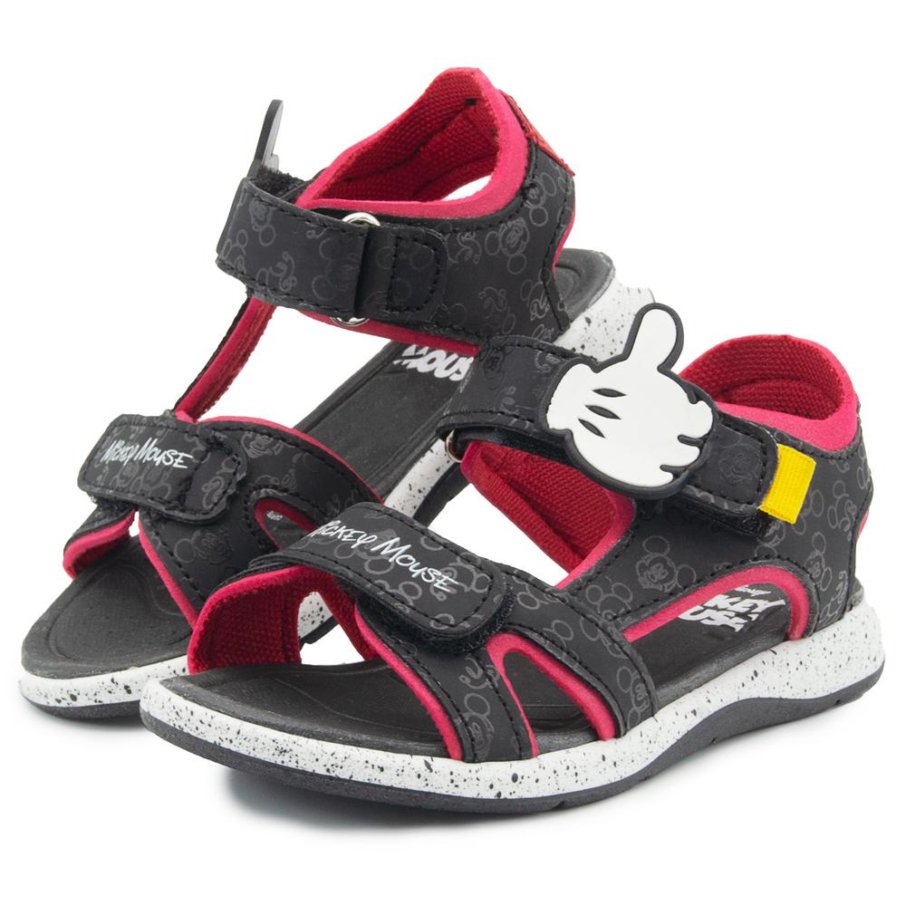 Sandalia Para Niño Tropicana Mickey Mouse Velcro Negro 12-18 Negro