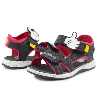 Foto 2 | Sandalia Para Niño Tropicana Mickey Mouse Velcro Negro 12-18 Negro