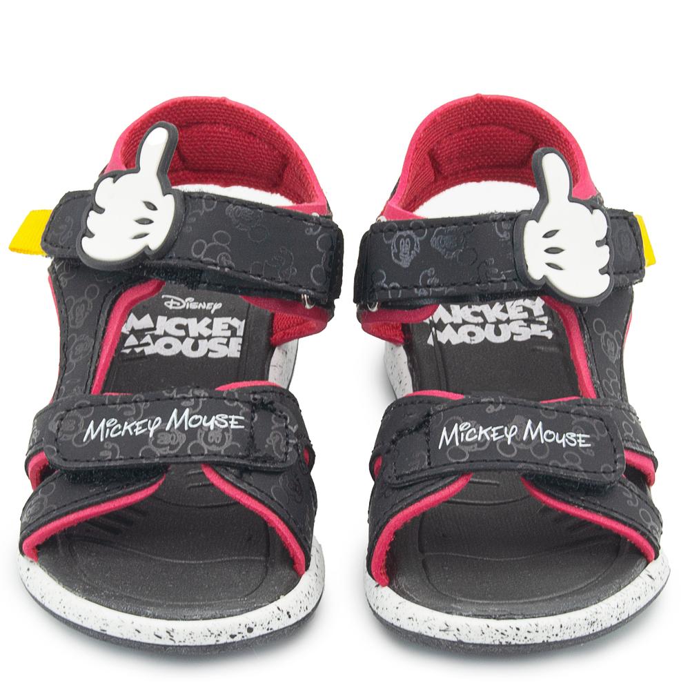 Foto 7 pulgar | Sandalia Para Niño Tropicana Mickey Mouse Velcro Negro 12-18 Negro