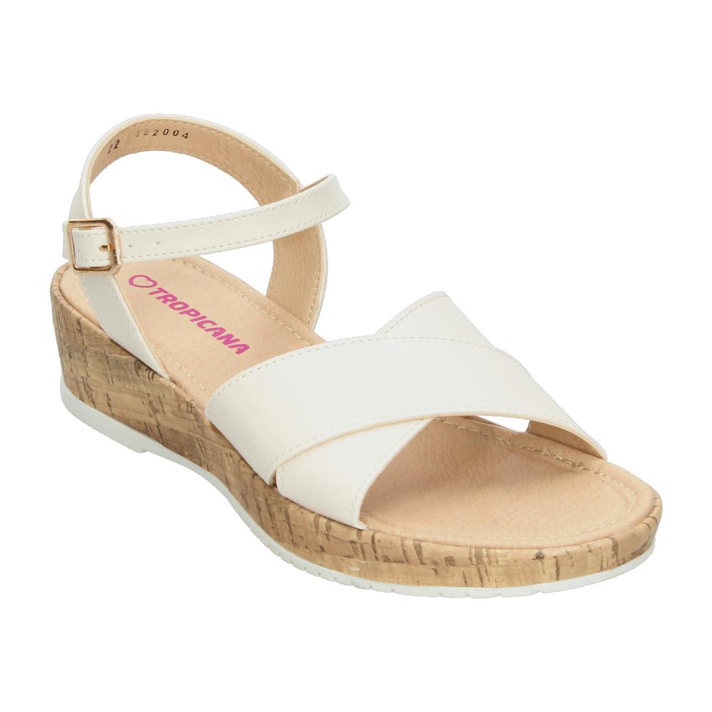 Foto 4 pulgar | Sandalias Tropicana Beige Para Niña T22-25 [tro1552] Beige