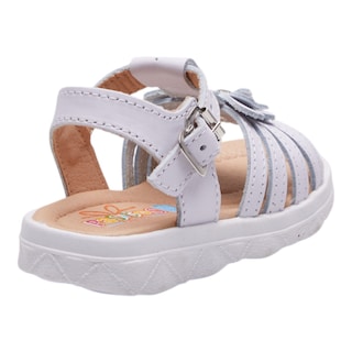 Foto 3 | Sandalias Calzado Watanabe Color Blanco Niña Abiertas Mariposa Decorativa