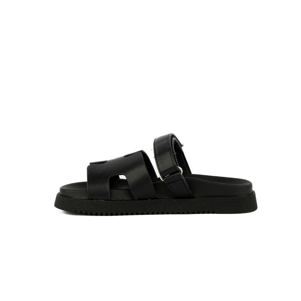 Foto 4 pulgar | Sandalia Infatil Niña Flat Huarache Casual Mod Gigi-22k Negro