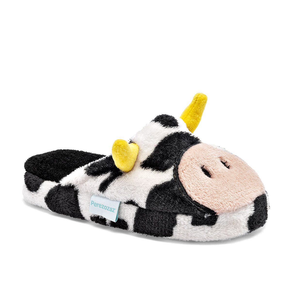 Huarachetas Pantufla Para Niña Negro Blanco