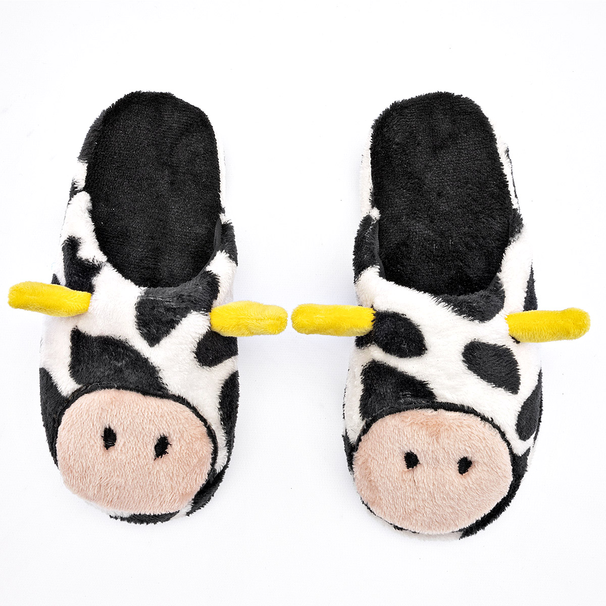 Foto 3 | Huarachetas Pantufla Para Niña Negro Blanco