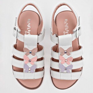 Foto 3 | Danielitos Shoes Sandalia Para Niña Blanco