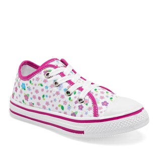 Foto 1 | Koby Star Tenis Urbano Para Niña Blanco Fucsia
