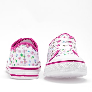 Foto 4 | Koby Star Tenis Urbano Para Niña Blanco Fucsia