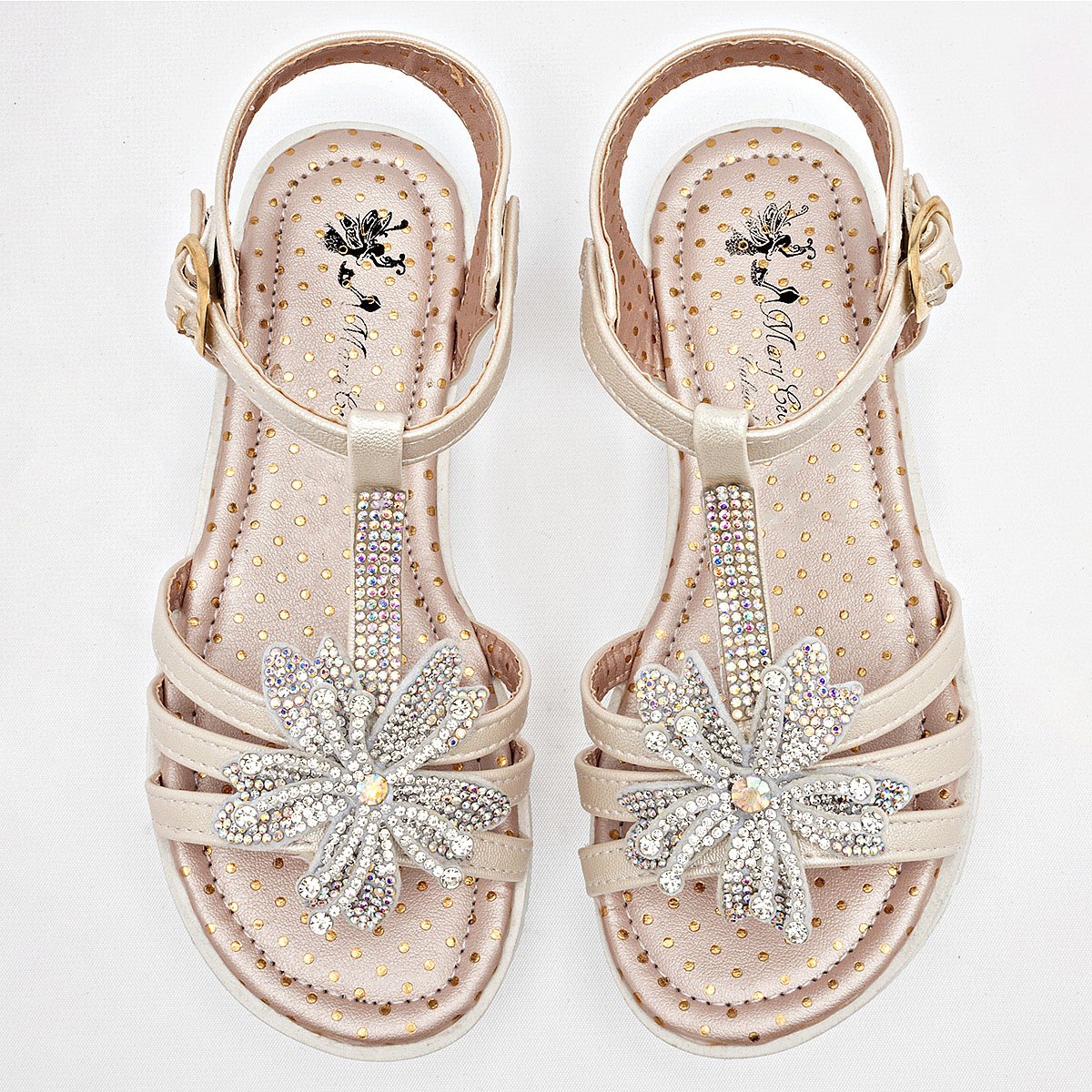 Foto 4 pulgar | Mary Cecy Sandalia Para Niña Beige