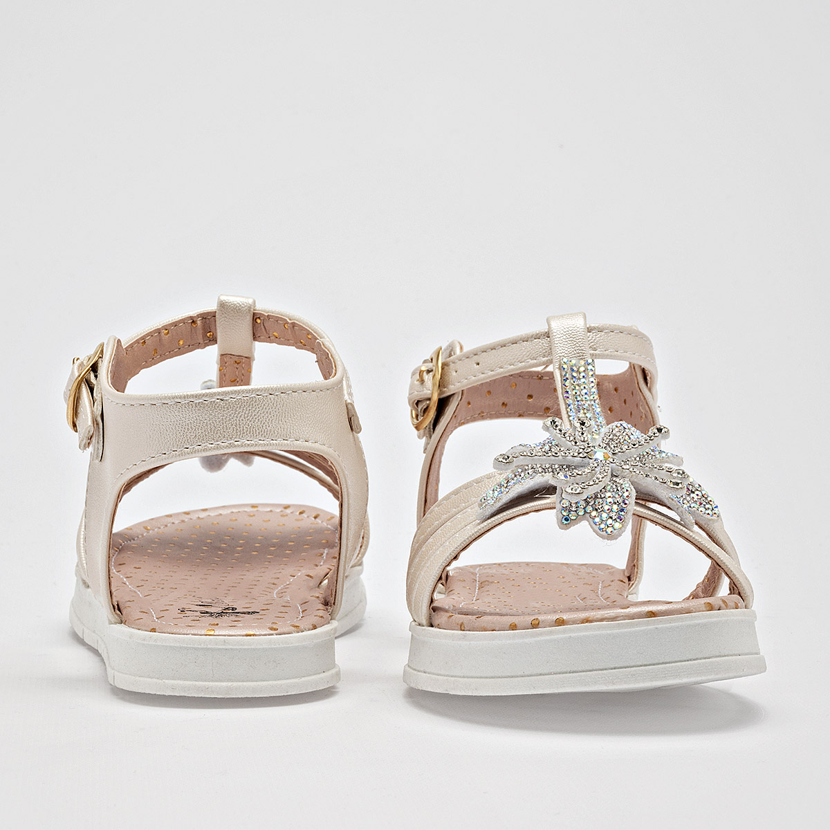 Foto 4 | Mary Cecy Sandalia Para Niña Beige