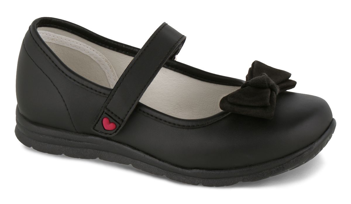 Zapato Escolar Casual Niña Nick & Wick 5146 color Negro