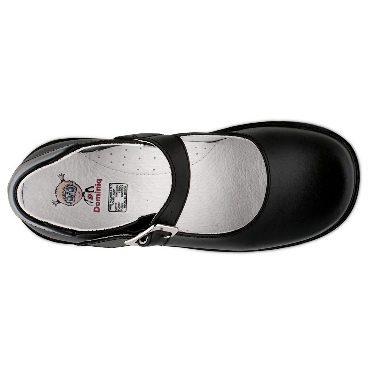 Foto 4 pulgar | Zapato Escolar Dominiq 1462 color Negro para Niña