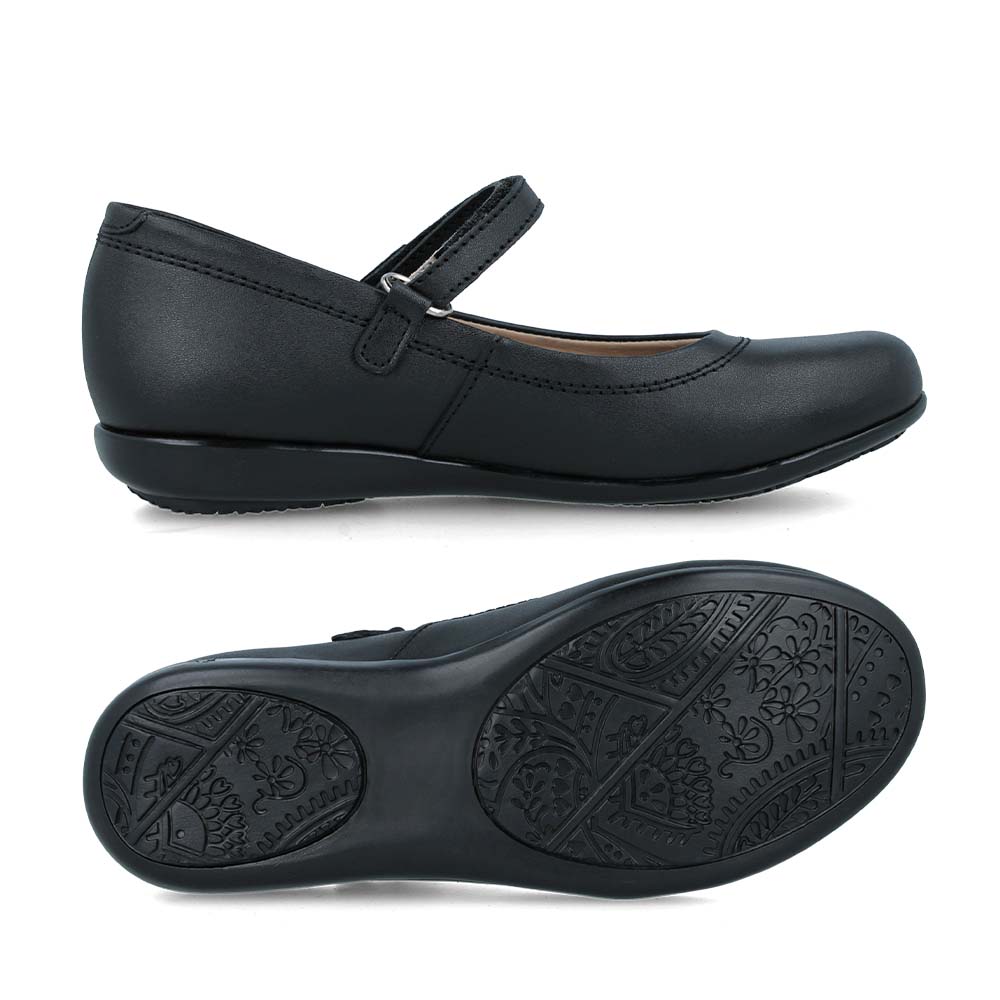 Foto 6 pulgar | Zapato Escolar Zapakids 30659-1-a Negro Para Niña De Piel Con Velcro