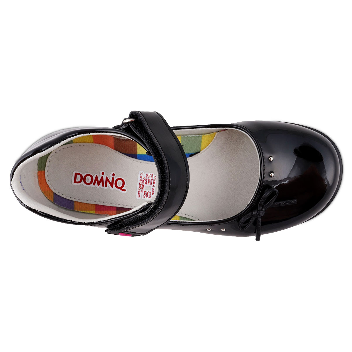 Foto 4 | Zapato Escolar Dominiq 2781 Color Charol Negro para Niña