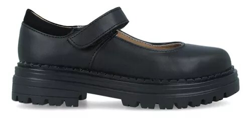 Zapatos Escolares de Piel Zapakids 61803-4-a Negros $720