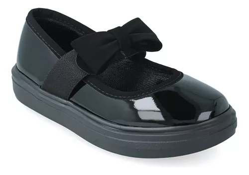 Foto 4 pulgar | Zapatos Escolares Zapakids Negros para Niña