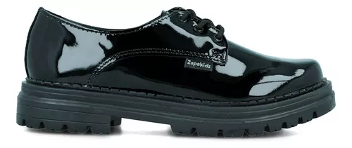 Mocasines de Charol Zapakids 93433 Negros para Niña