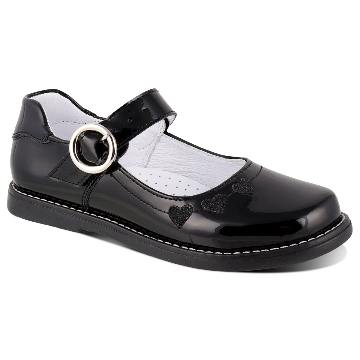 Foto 2 pulgar | Zapato Escolar Dominiq 1186 Color Charol Negro Para Niña