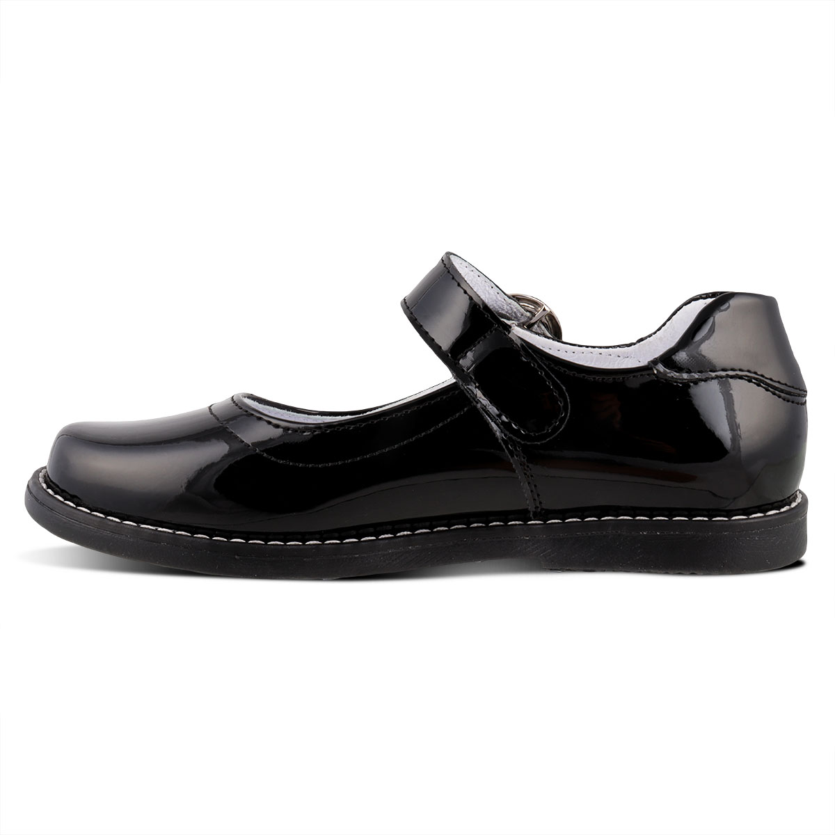 Foto 4 pulgar | Zapato Escolar Dominiq 1186 Color Charol Negro Para Niña
