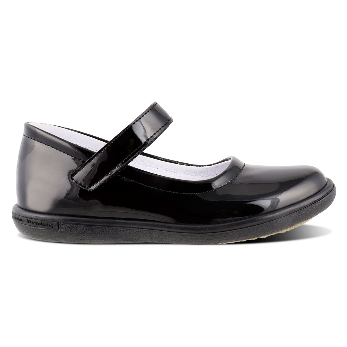 Foto 2 | Zapato Escolar Dominiq 626 Color Charol Negro Para Niña