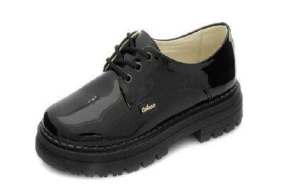 Foto 1 | Zapatos Coloso 13433-7 Charol Negro Escolar Niña