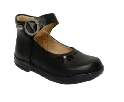 Foto 2 pulgar | Zapatos Hush Puppies Kids 001318 Negro Danubio Escolar Niña