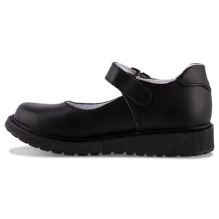 Foto 3 | Zapato Escolar De Piel Rokino 3541 Color Negro Para Niña