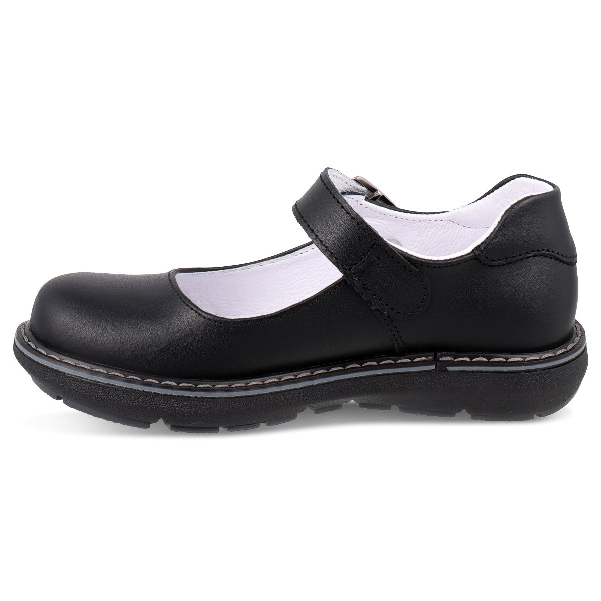 Foto 4 pulgar | Zapato Escolar De Piel Dominiq 3491 Color Negro Para Niña
