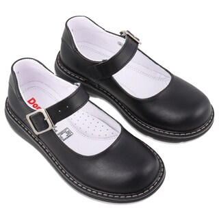 Foto 5 | Zapato Escolar De Piel Dominiq 3491 Color Negro Para Niña