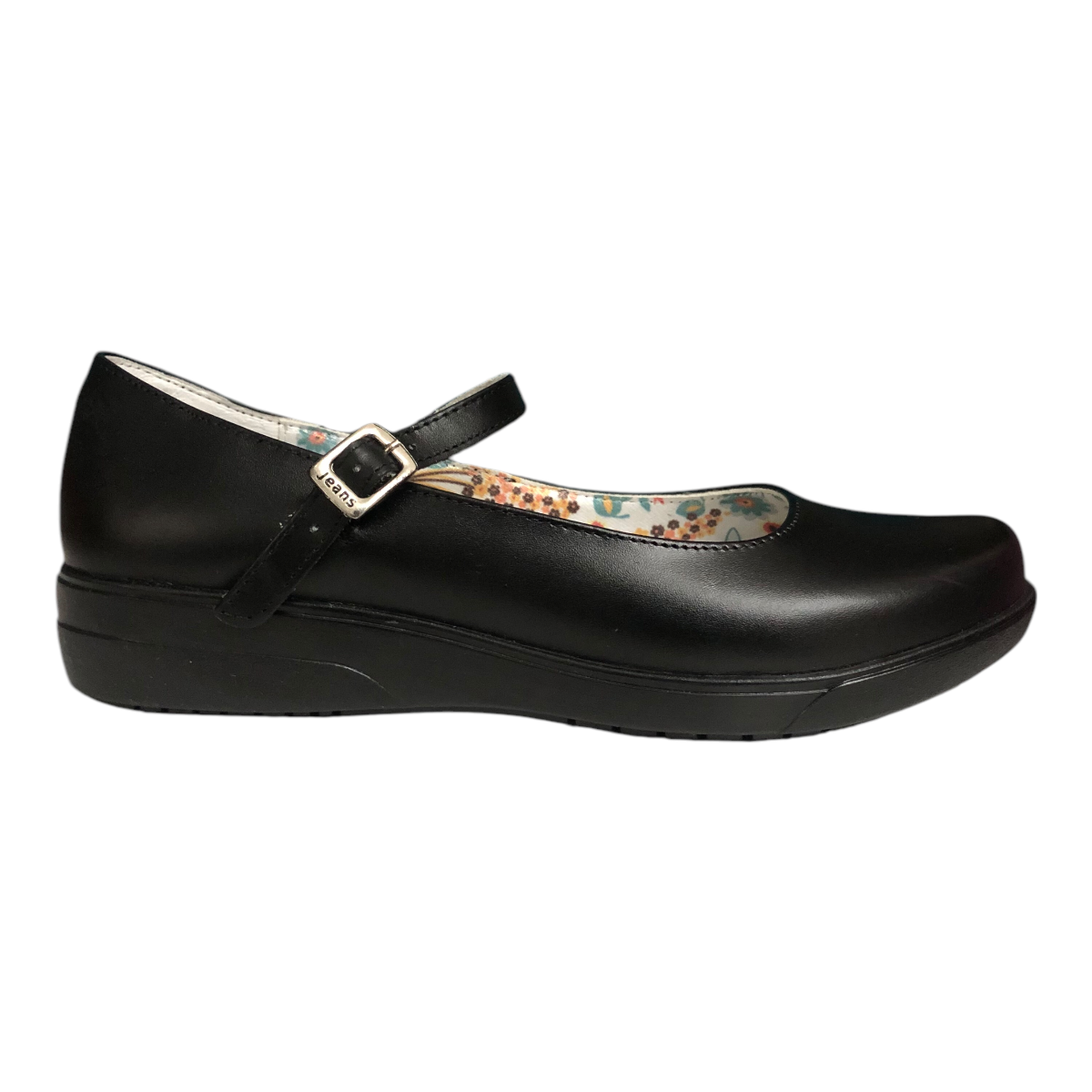 Foto 2 pulgar | Zapato Napa Negro Escolar Para Niña Moda Jeans Shoes