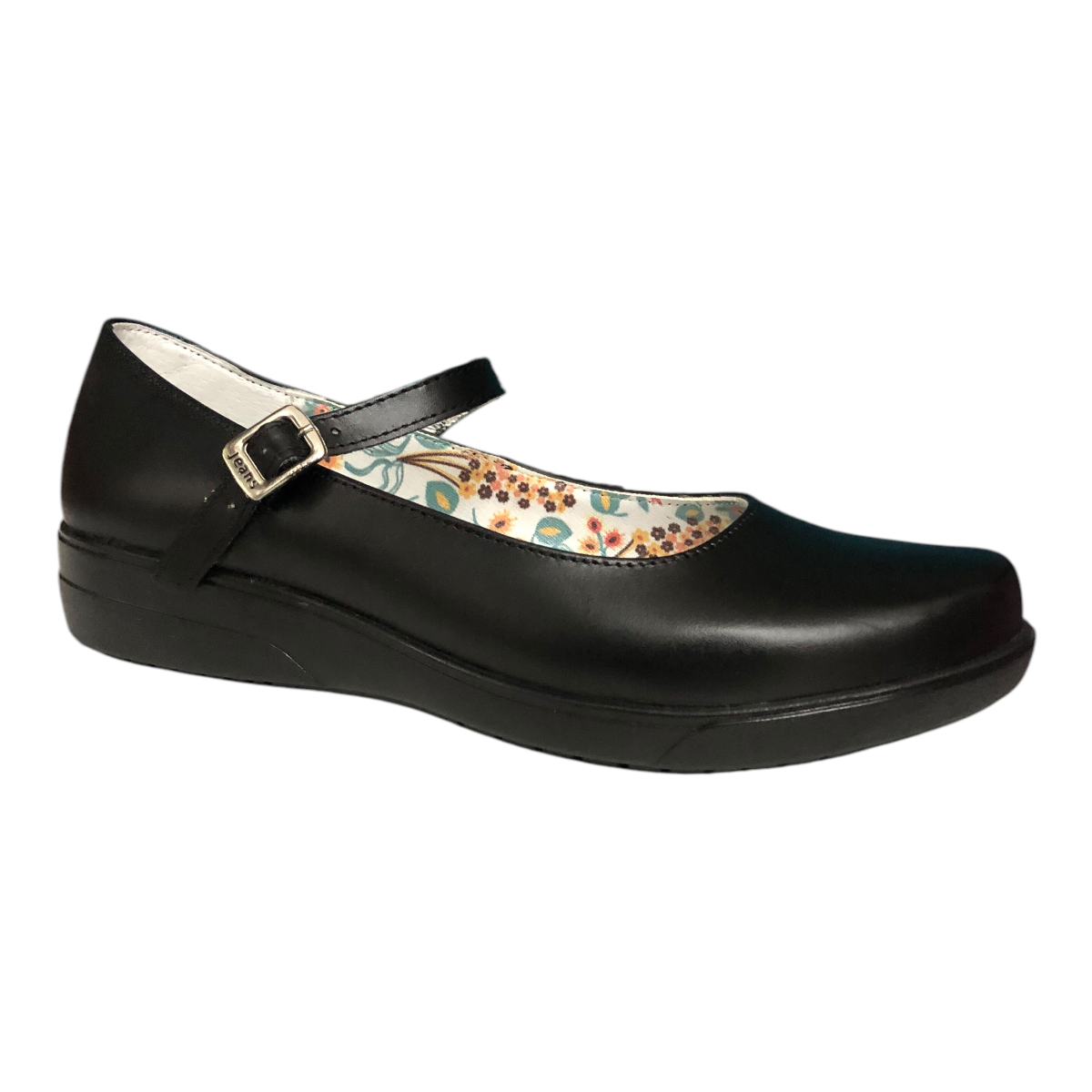 Foto 3 pulgar | Zapato Napa Negro Escolar Para Niña Moda Jeans Shoes