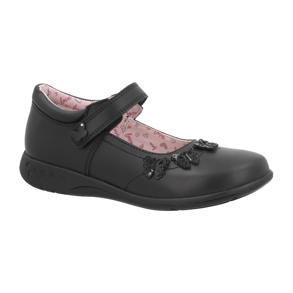 Foto 2 pulgar | Zapato Escolar Negro Bambino N9065 En Piel Tallas 15 Al 17