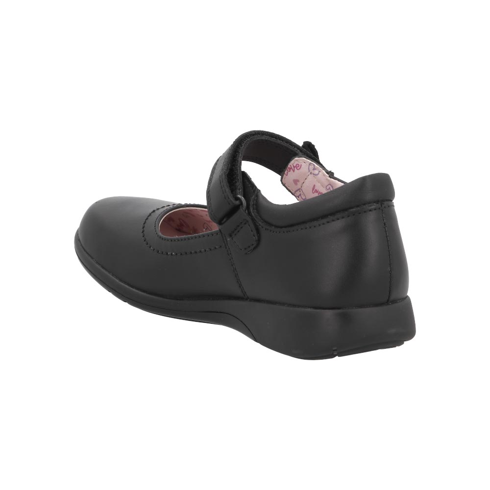 Foto 5 pulgar | Zapato Escolar Para Niña Negro Bambino N9067 En Piel Tallas 15 Al 17