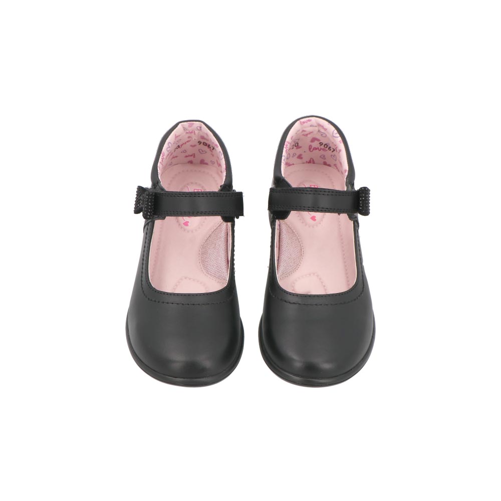 Foto 7 pulgar | Zapato Escolar Para Niña Negro Bambino N9067 En Piel Tallas 15 Al 17