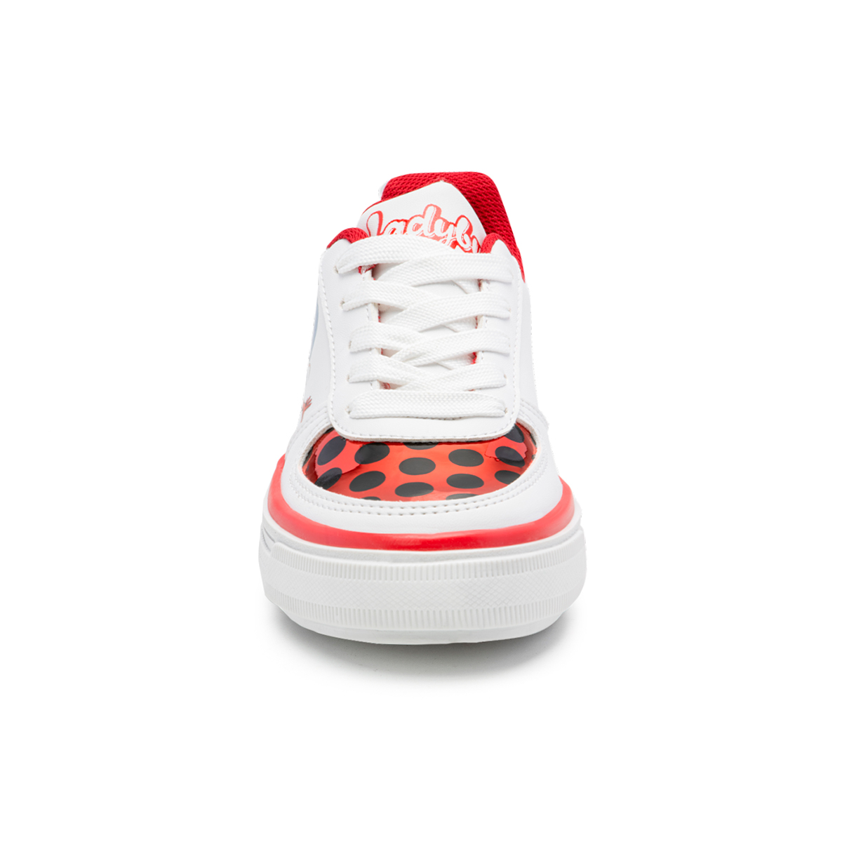 Foto 5 pulgar | Tenis Ladybug Niña Yuyin Blancos Cómodos Diseño Divertido