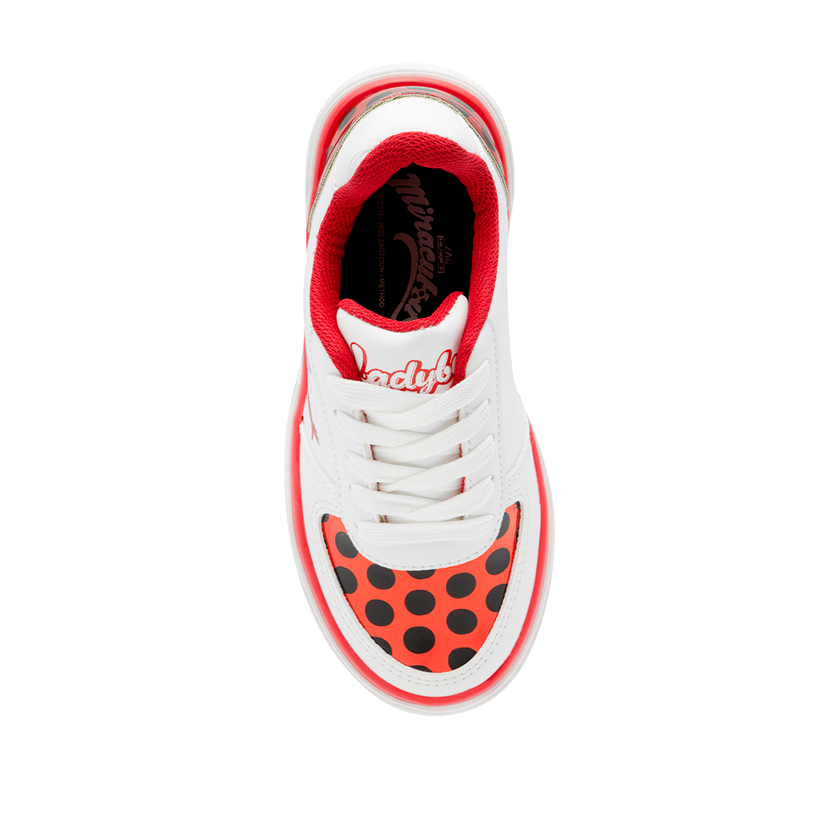 Foto 5 | Tenis Ladybug Niña Yuyin Blancos Cómodos Diseño Divertido