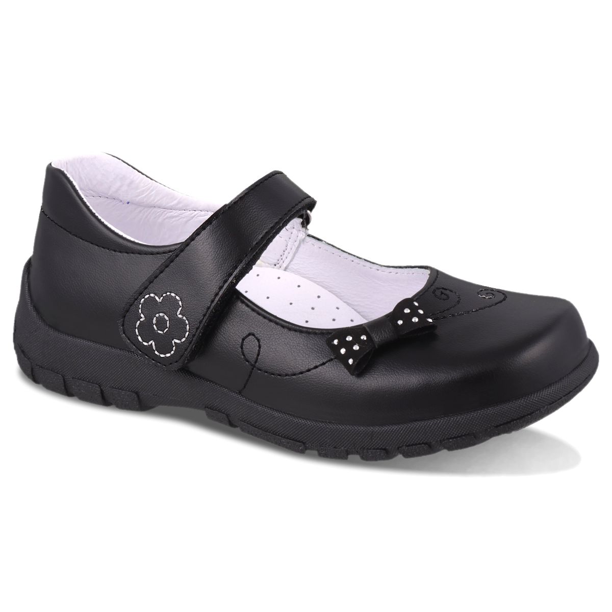 Foto 2 pulgar | Zapato Escolar Dominiq 301 Color Negro Para Niña