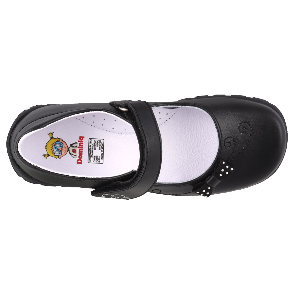 Foto 5 pulgar | Zapato Escolar Dominiq 301 Color Negro Para Niña