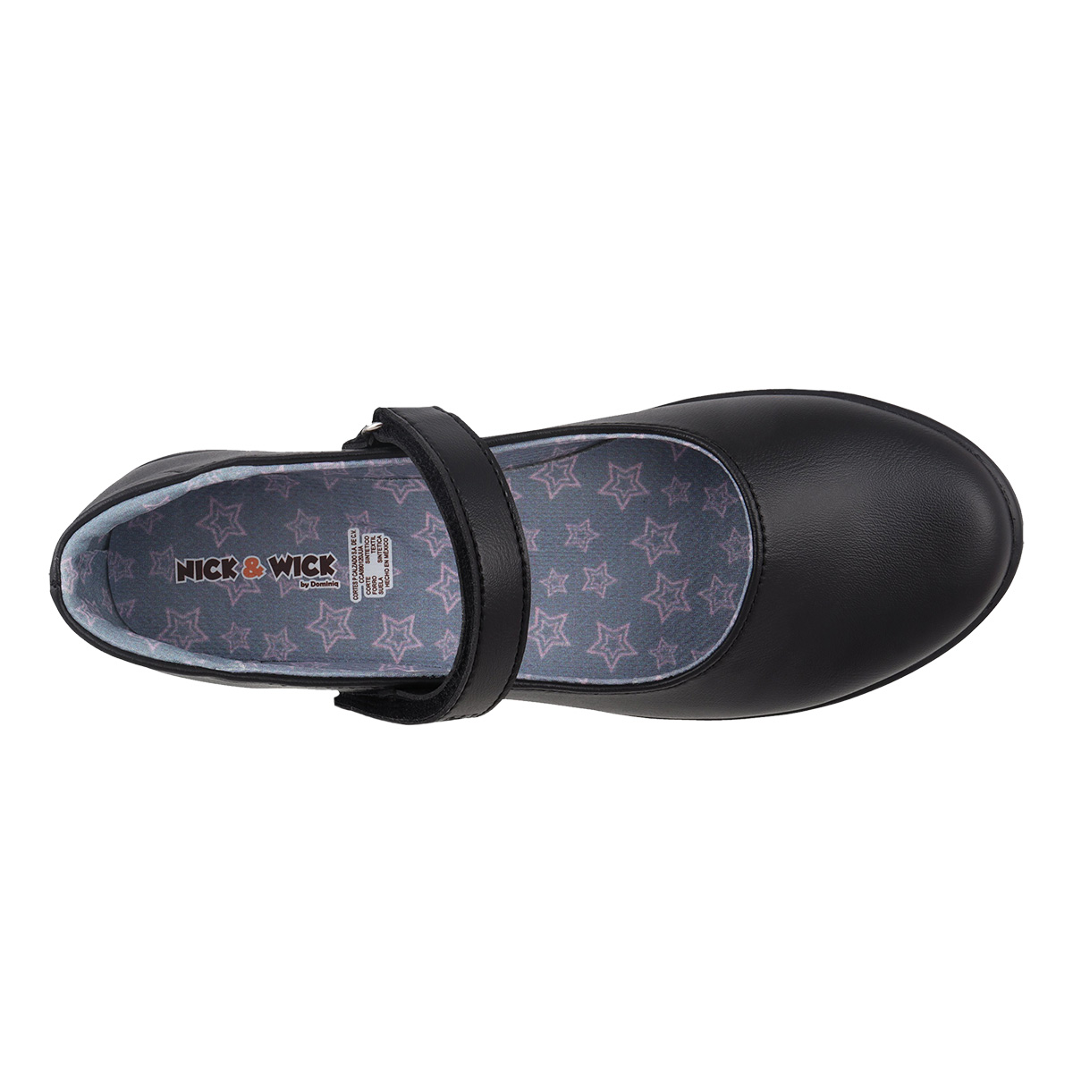 Foto 4 | Zapato Escolar Nick & Wick 4173 Color Negro Para Niña