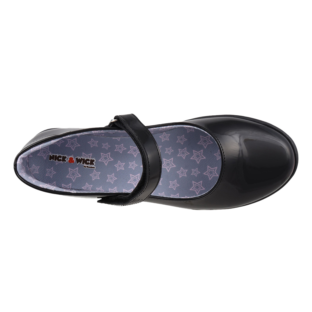 Foto 4 | Zapato Escolar Nick & Wick 4173 Color Charol Negro Para Niña