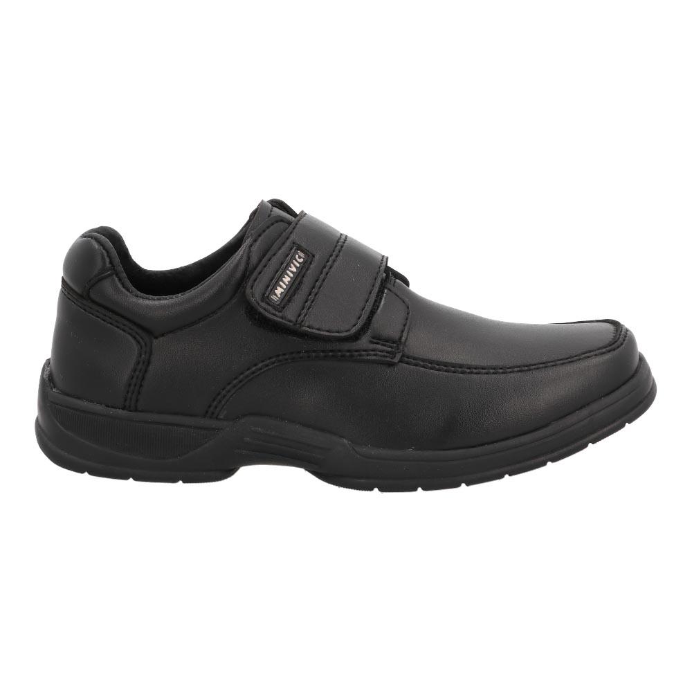 Mocasin Escolar Mini Vic Niño Formales Gala Comodo Negro