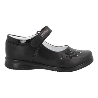 Foto 1 | Flats Niña Lady Flores Formal Escolar Negro