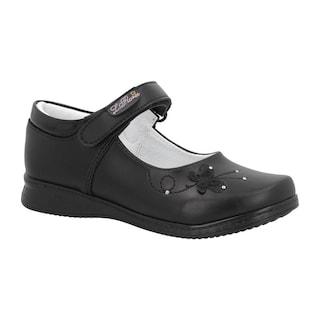 Foto 2 | Flats Niña Lady Flores Formal Escolar Negro