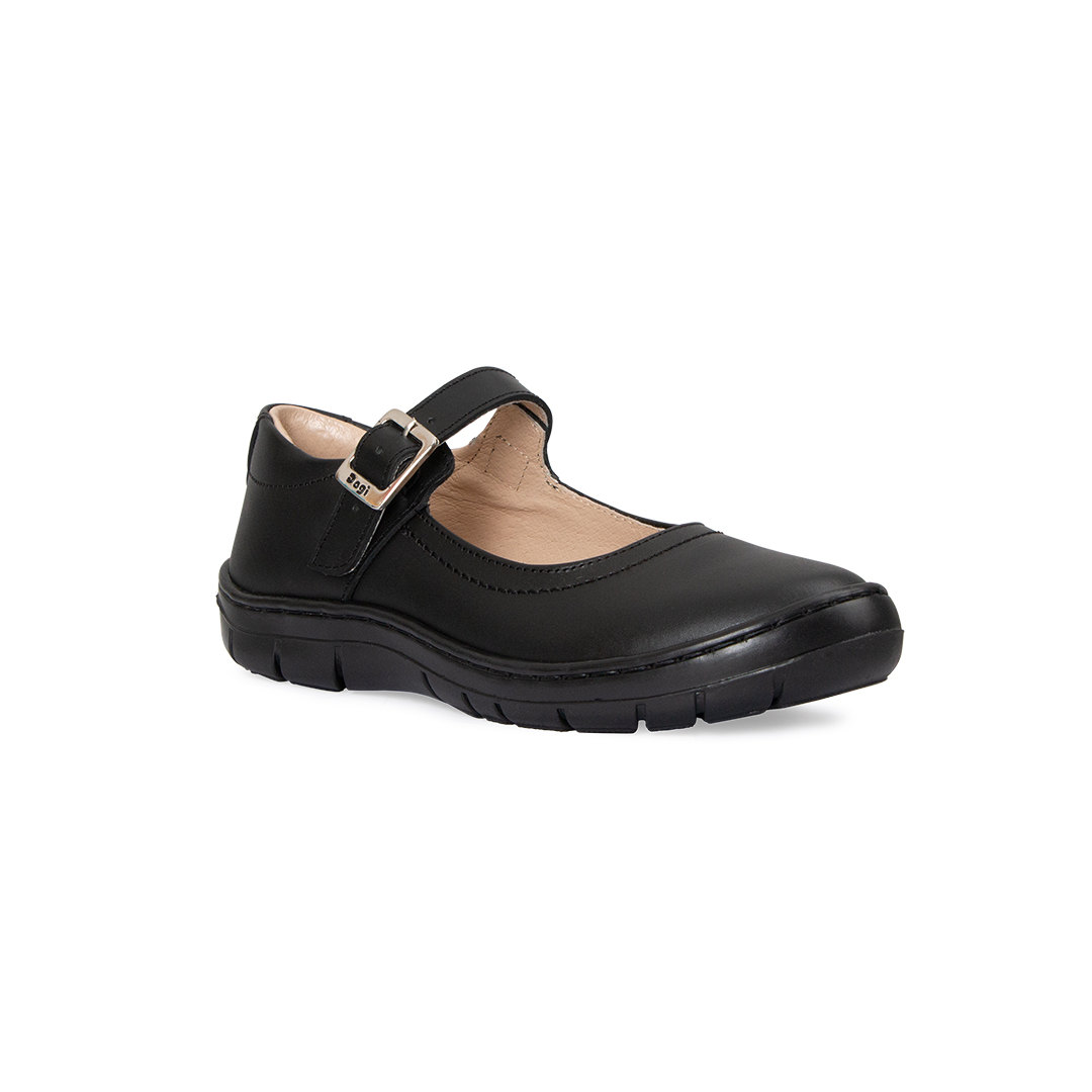 Foto 2 pulgar | Zapato Escolar Mary Jane de Piel Dogi Alex Negro para Niña