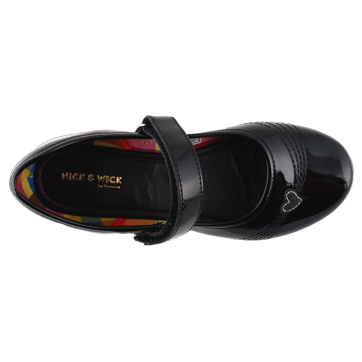 Foto 4 | Zapato Escolar Nick & Wick 5142 Color Charol Negro Para Niña