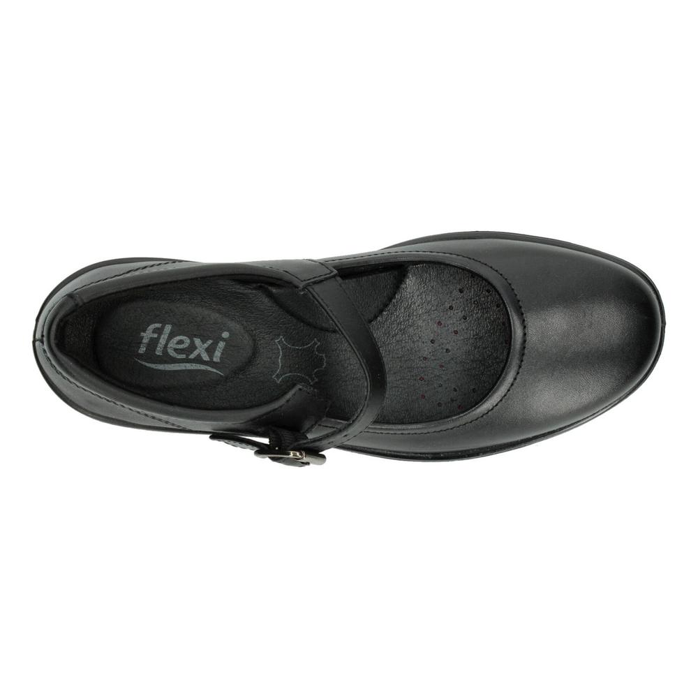 Foto 8 | Zapato Escolar Flexi Negro Para Niña [fff3677] Negro